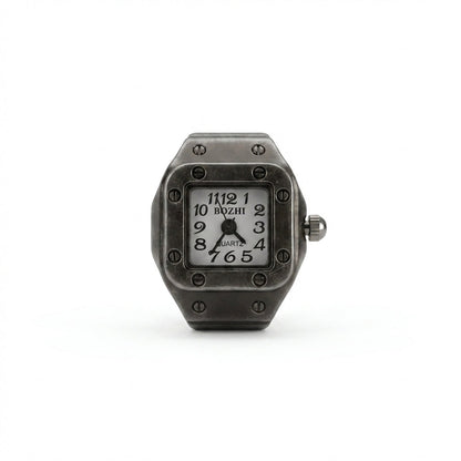 Phantom Dial Ring Watch Silvish