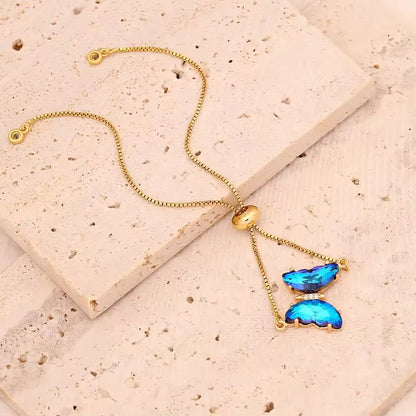 Iridescent Glass Butterfly Bracelet Yiwu Deshang Jewelry Co., Ltd.