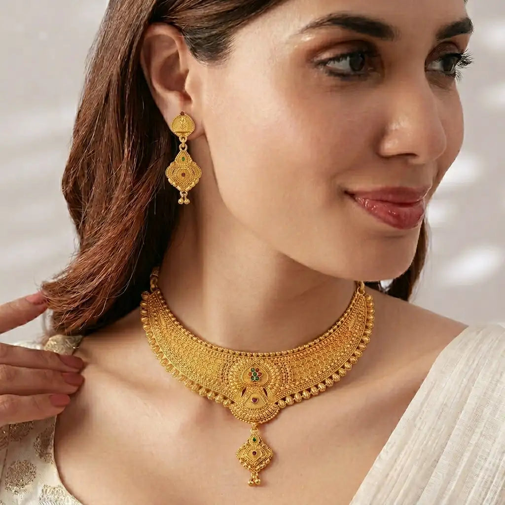 Noorani Necklace Set k jewellers