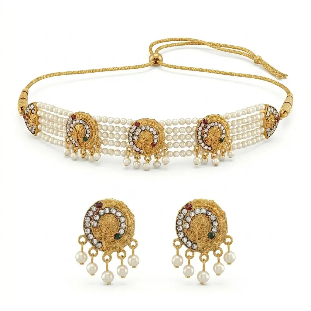 Chandni Necklace Set k jewellers