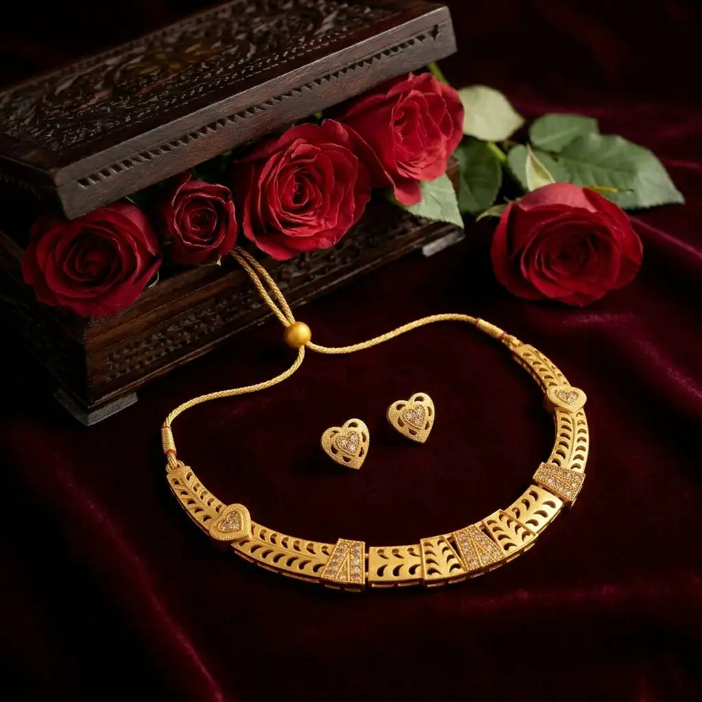 Naisha Necklace Set k jewellers