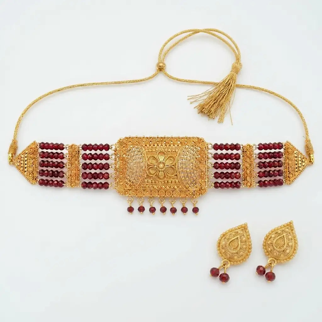 Gulnaar Necklace Set k jewellers