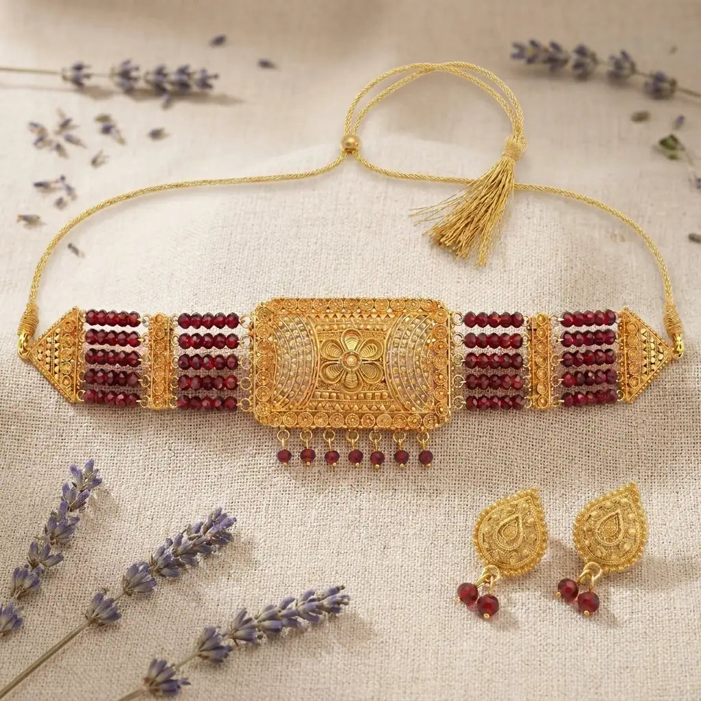 Gulnaar Necklace Set k jewellers