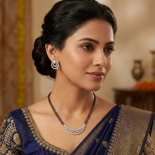 Ruhani Mangalsutra Set sunhari jewels