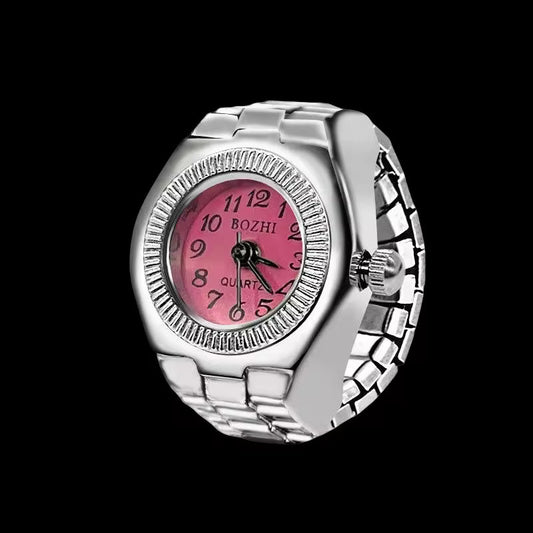 Rosette Ring Watch Silvish