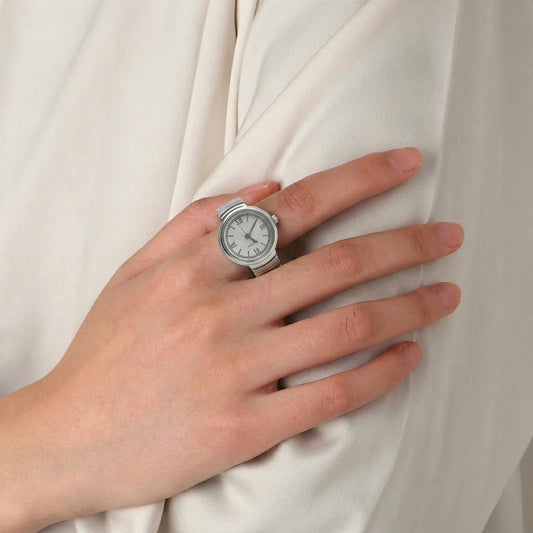 Starlit Ring Watch Silvish