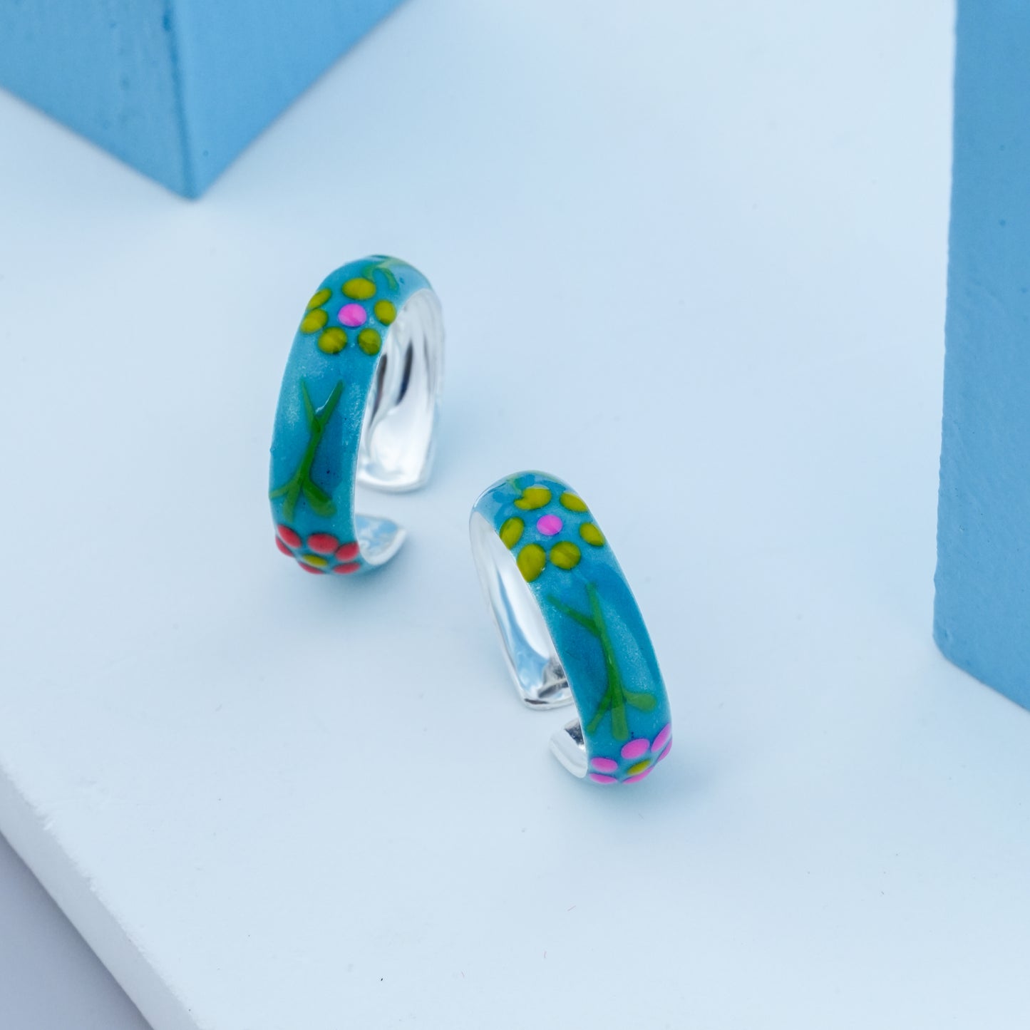 Blooming Grace Toe Rings