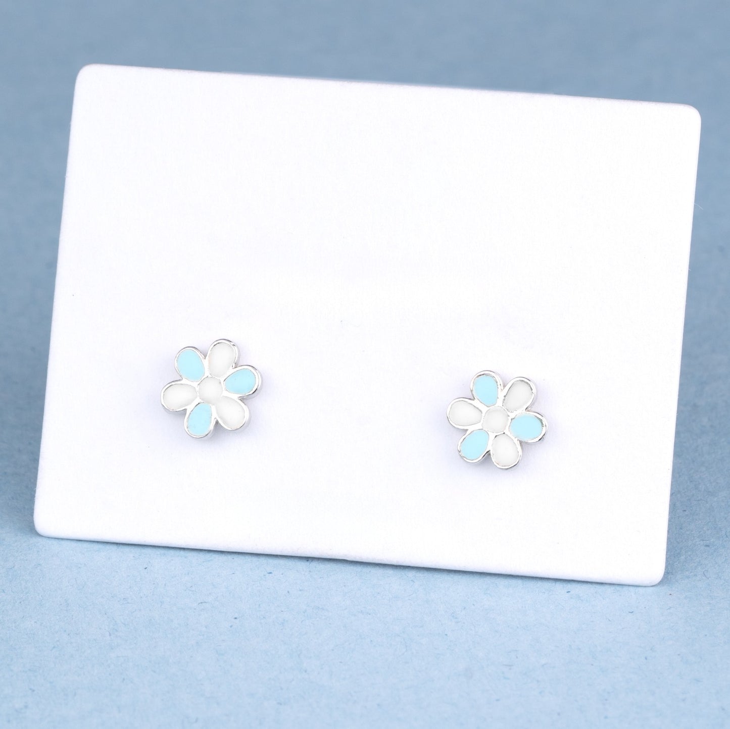 Blooming Blues Kids Earrings (4-12 yrs)