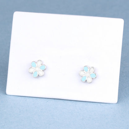 Blooming Blues Kids Earrings (4-12 yrs)