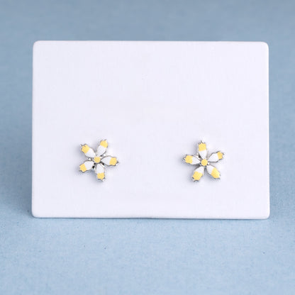 Sunny Blossom Kids Silver Earrings (4-12 Yrs)