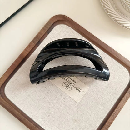 Unbreakable Crescent Moon Claw Clip {Set Of 2} Red & Black