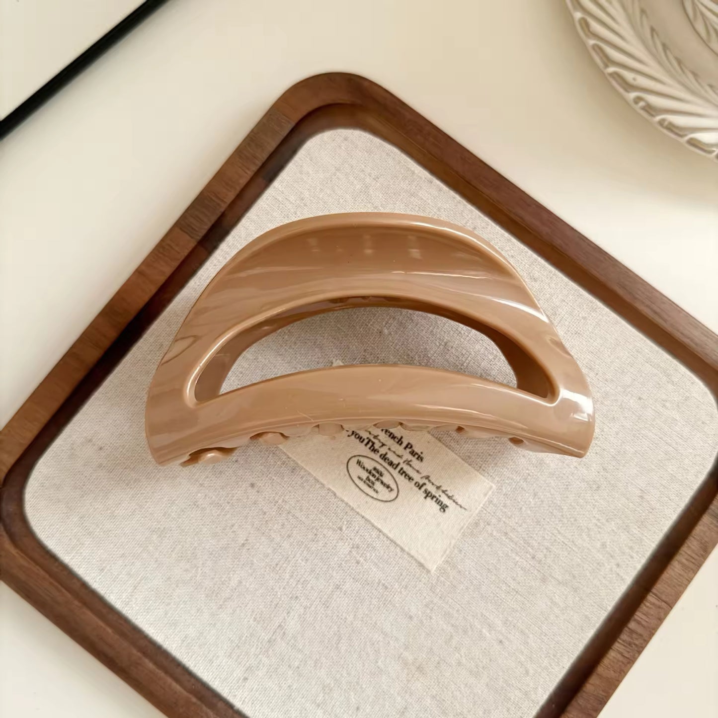 Unbreakable Crescent Moon Claw Clip