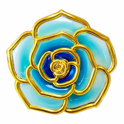 Bling Glitter Dual Color Rose Purse Hook