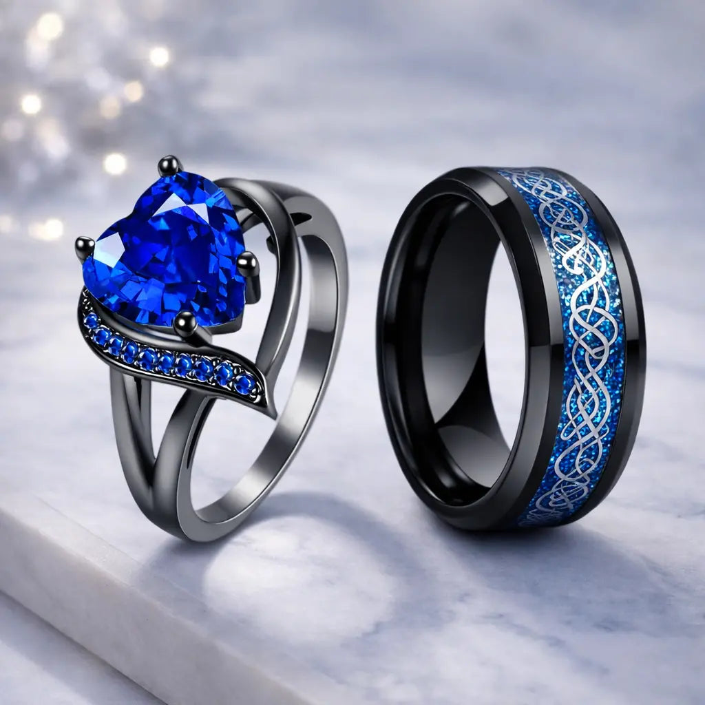 You Are My Love Couple Ring Set Hunan Haoyi