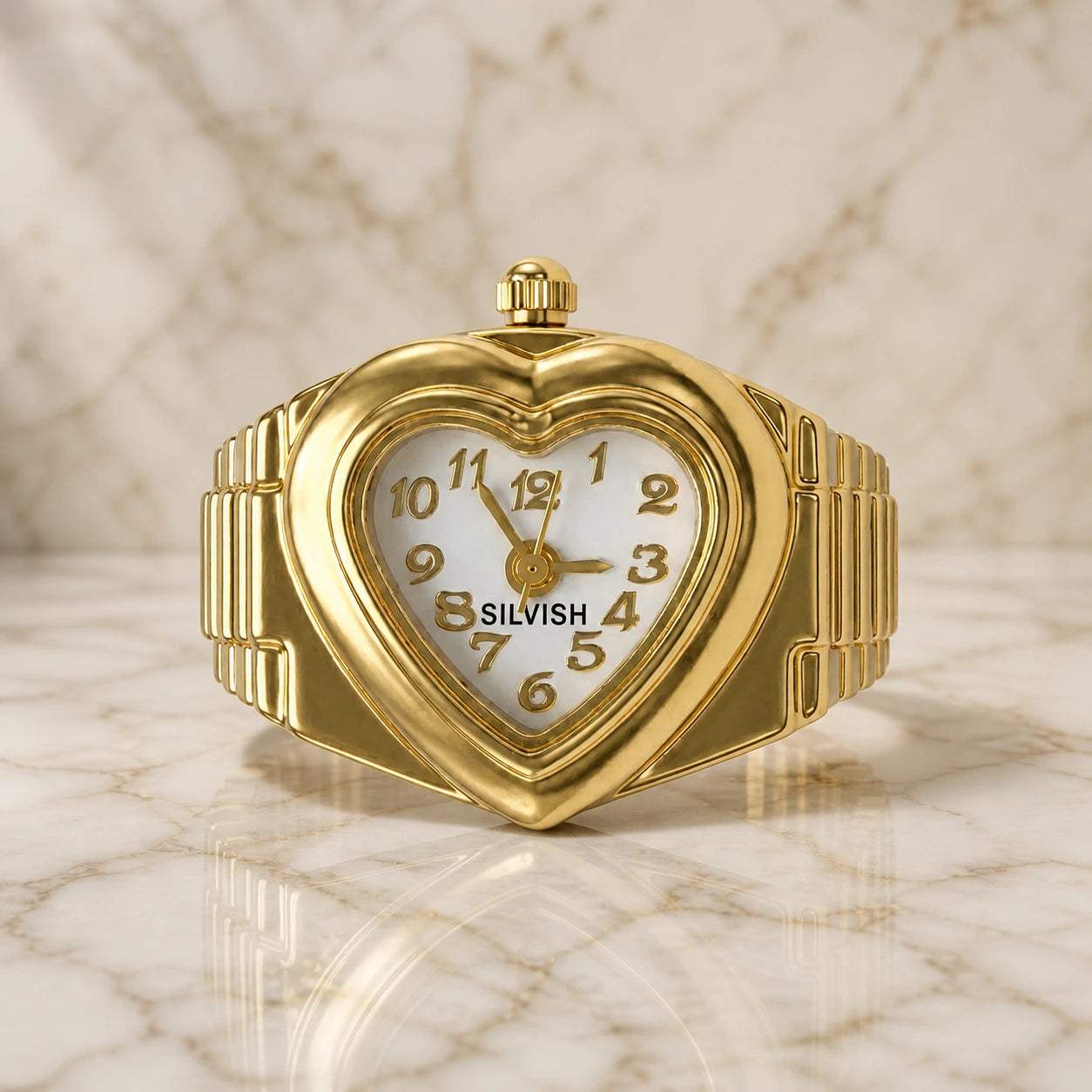Cupid Ring Watch Silvish