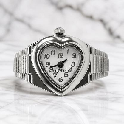 Lovestruck Silver Ring Watch Silvish