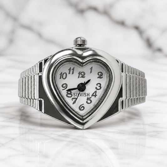 Lovestruck Silver Ring Watch Silvish