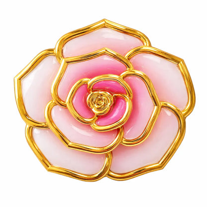 Bling Glitter Dual Color Rose Purse Hook