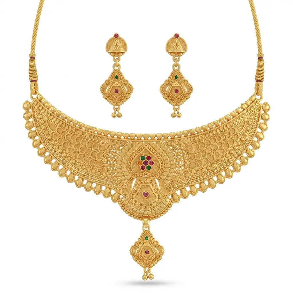 Noorani Necklace Set k jewellers