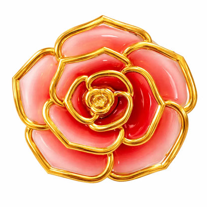 Bling Glitter Dual Color Rose Purse Hook