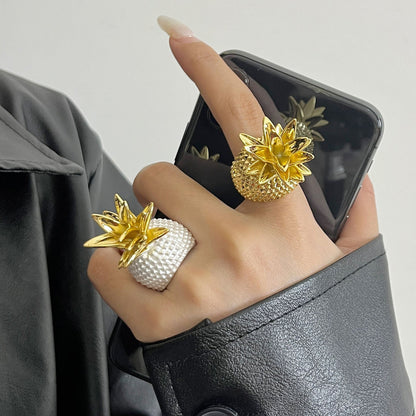 Pineapple Statement Ring Hunan Haoyi