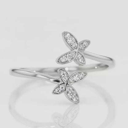 925 Sterling Silver Butterfly Dream Ring