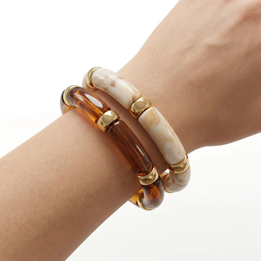 Multicolor Chunky Resin Bangles Set Hunan Haoyi Gift Co., Ltd.