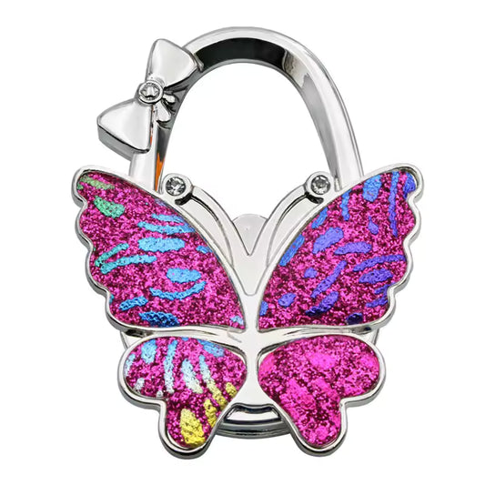 Light Purple Butterfly Handbag Holder