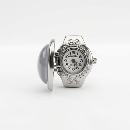 Nightfall Muse Ring Watch Openable Silvish