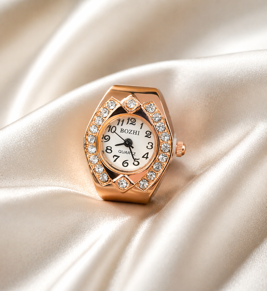 Rose Luxe Ring Watch Silvish