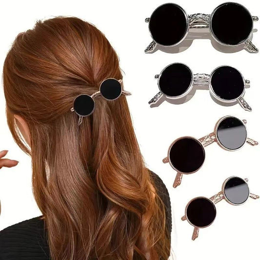 Mini Sunglasses Hair Clip Combo Of 2 [Rose Gold] Yiwu Deshang Jewelry Co., Ltd.