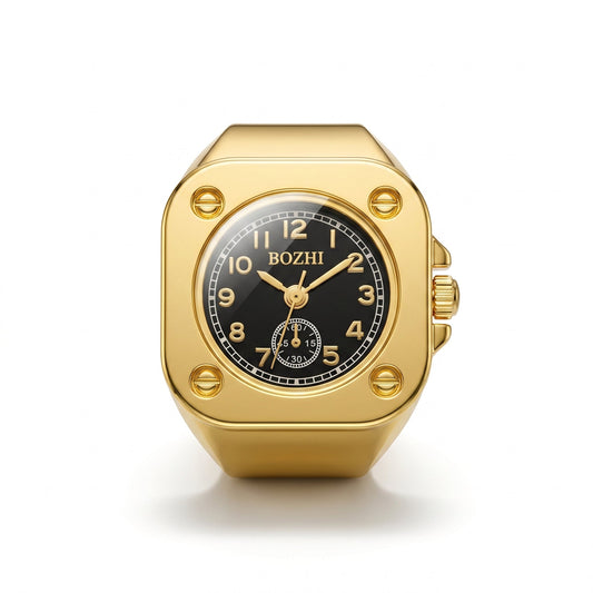 Golden Hour Ring Watch Silvish